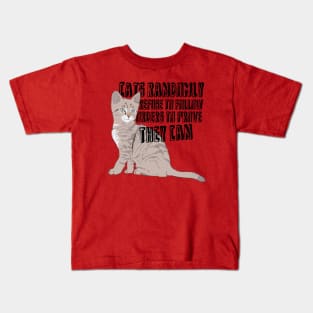 Insane Cat Kids T-Shirt